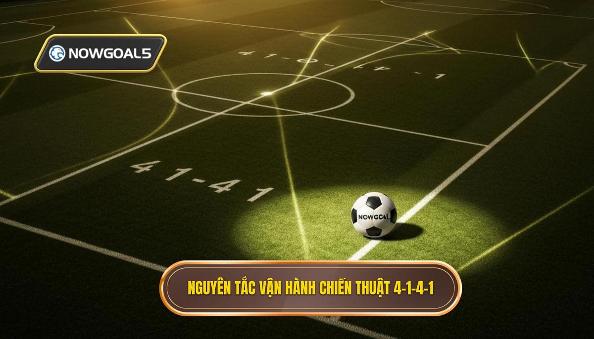 2. Nguyên Tắc Vận Hành Khi Áp Dụng Chiến thuật bóng đá 4-1-4-1 phòng ngự