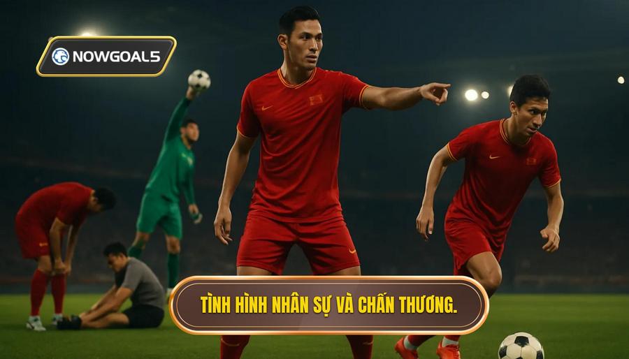 2. Tình hình nhân sự và chấn thương.