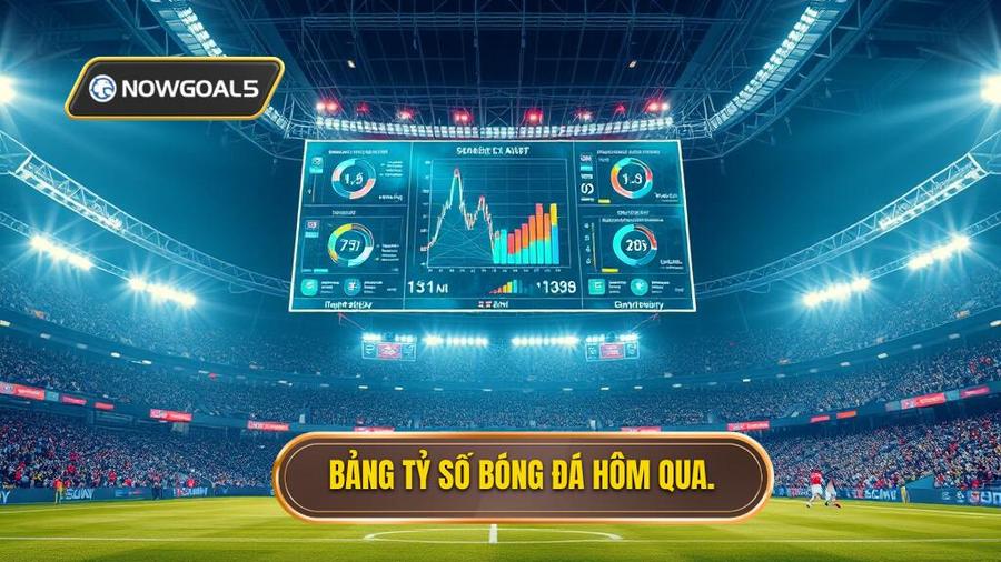 1. Bảng tỷ số bóng đá hôm qua.
